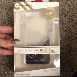 Casemate Waterfall iphone6/6s/7 Case Black Glitter